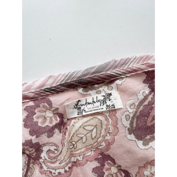 INTIMATELY FREE PEOPLE Watching Waves Pink Floral Cotton Voile Romper, Size S - Picture 14 of 16
